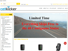 Tablet Screenshot of cellkicker.com